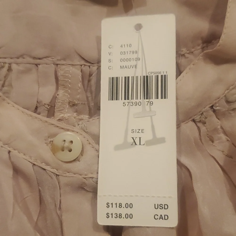 Anthropologie Mauve Moon Top NWT Size XL - Picture 3 of 9